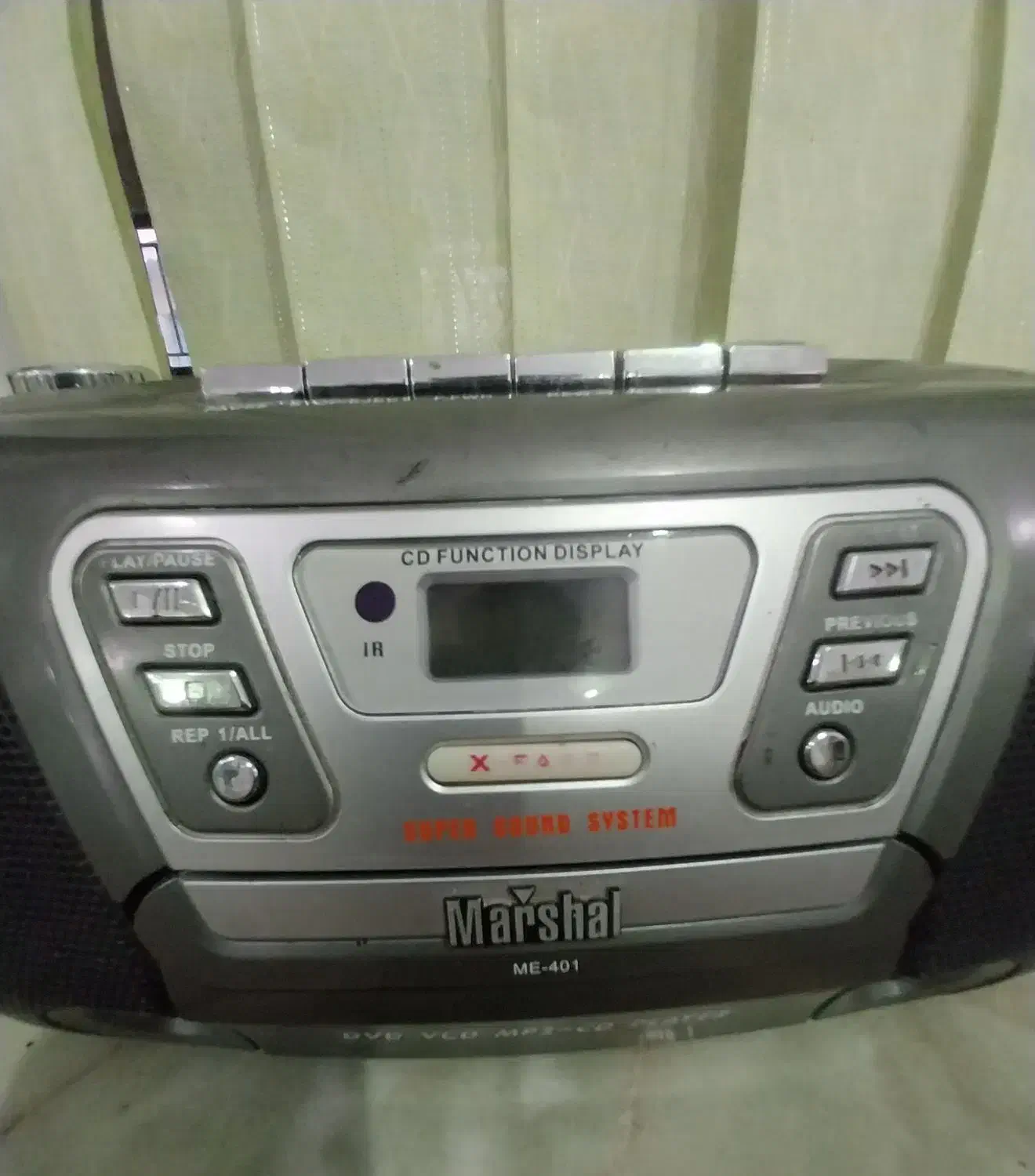 رادیو ضبط و سی دی مارشال|پخشکننده همراه|رشت, حافظ آباد|دیوار