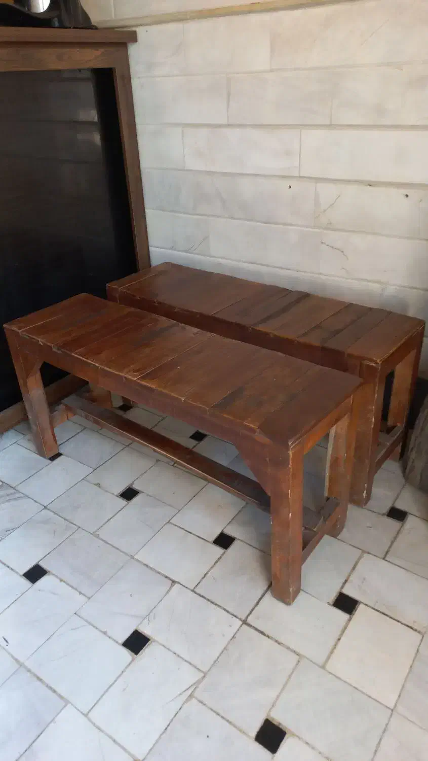 نیمکت های چوبی ضد آب و محکم مناسب خیاطی و نشیمن|صندلی و نیمکت|قم, انصار‌الحسین|دیوار