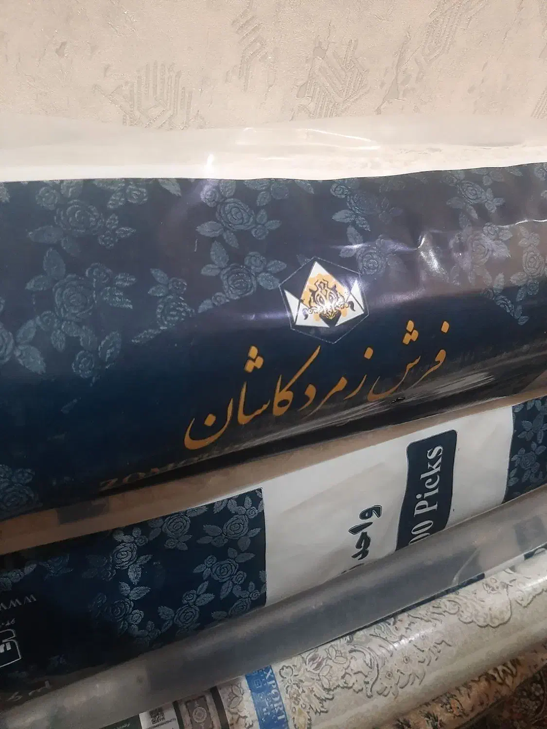 فرش۱۲۰۰شانه زمردکاشان طرح ایوان|فرش|فردوسیه, |دیوار