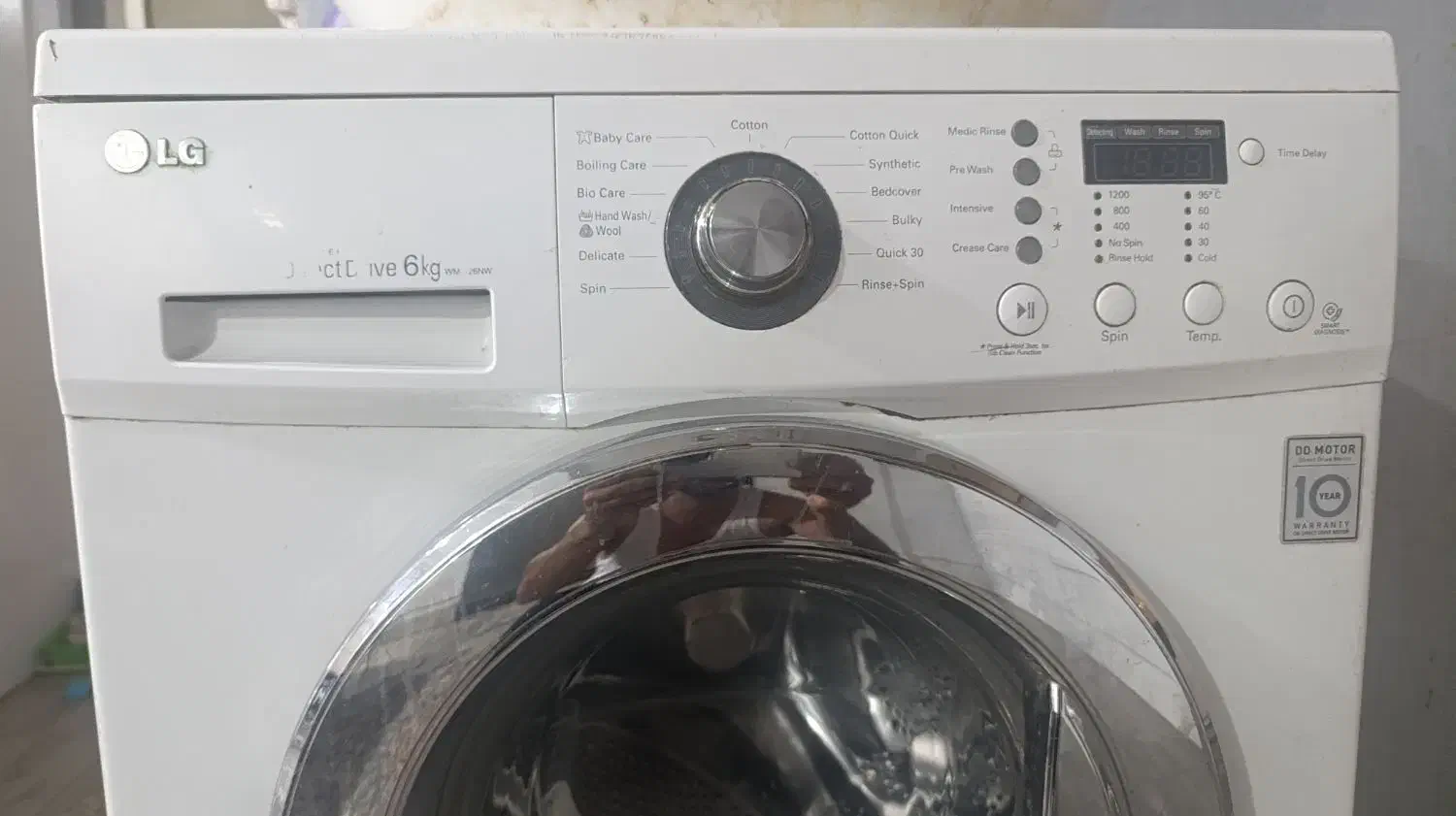 ماشین لباسشویی ۶کیلو ال جی|ماشین لباسشویی و خشککن لباس|بندر کنگان, |دیوار