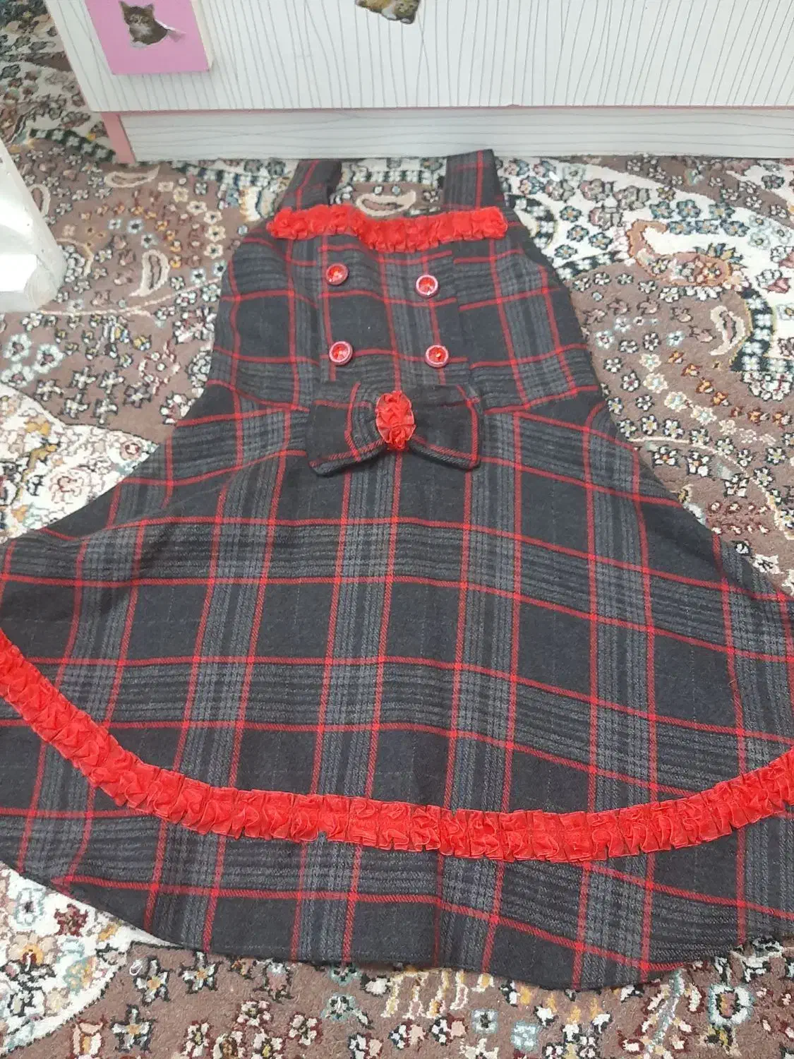 دوتا پلاستیک لباس دخترانه مناسب سن ۳ تا ۷ سال|کفش و لباس بچه|رشت, سعدی (تختی)|دیوار