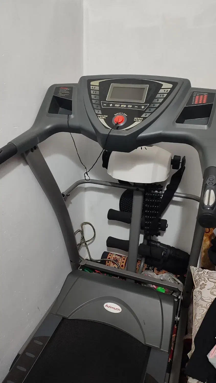 تردمیل 5کاره آذیموس اصل تایوان|تجهیزات ورزشی|تبریز, |دیوار