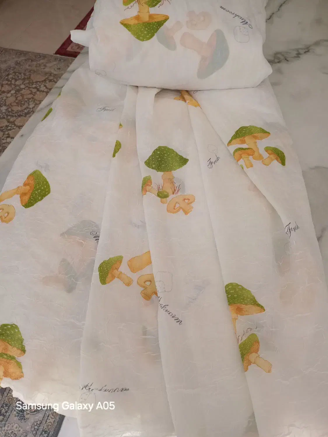 پرده حریر ساتن|پرده، رانر، رومیزی|اصفهان, ملکشهر|دیوار