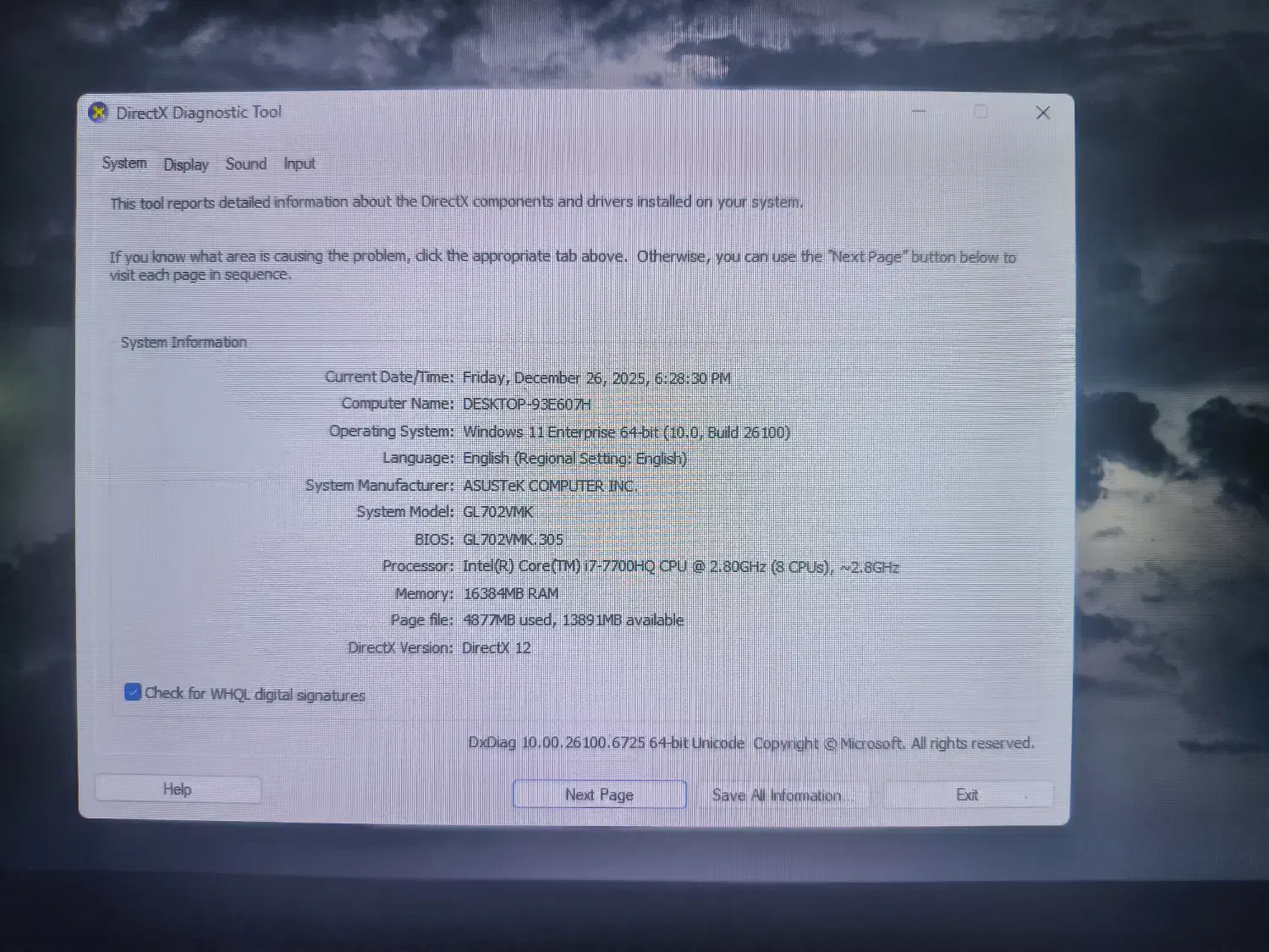 Asus Rog GL702|رایانه همراه|بابل, |دیوار