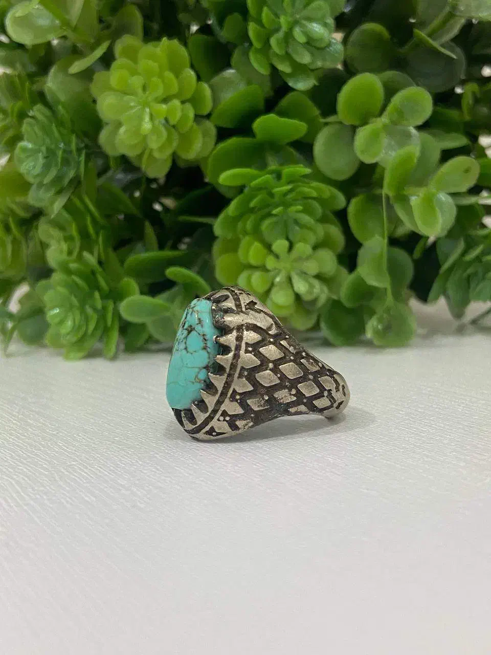 فیروزه نیشابور تراش بادومی|جواهرات|بهشهر, |دیوار