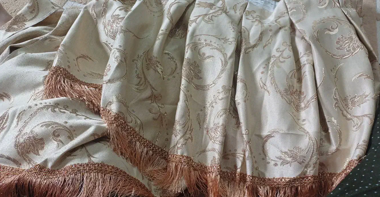 پرده پذیرای و اتاق خواب باهم یتومن|پرده، رانر، رومیزی|باغ ملک, |دیوار