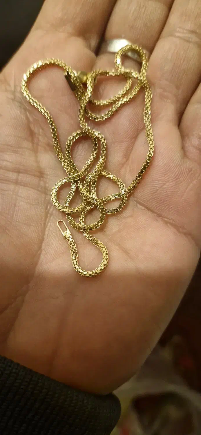 زنجیر بیزمارک نو نرخ تابلو و ۷درصد ۶ گرم و ۷۶۰ سوت|جواهرات|مشهد, کوه سنگی|دیوار