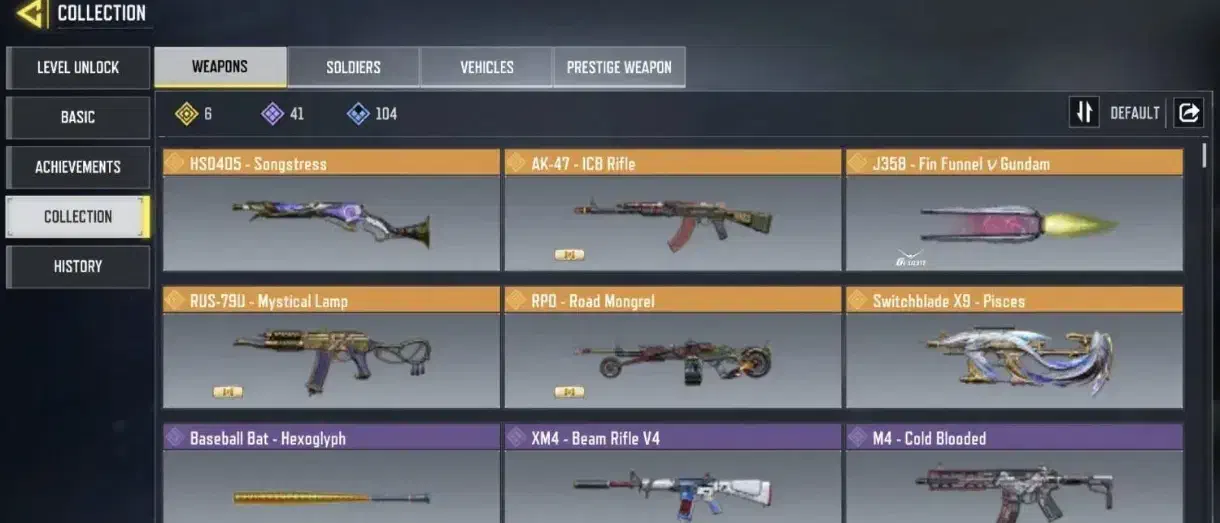 اکانت کالاف اچ اس لجند|کنسول، بازی ویدئویی و آنلاین|صدرا-فارس, فاز ۱|دیوار