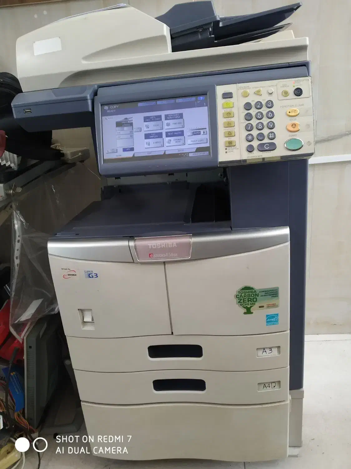 دستگاه کپی کم مصرف توشیبا مدل 456SE بسیار کم کار|پرینتر، اسکنر، کپی، فکس|آمل, |دیوار
