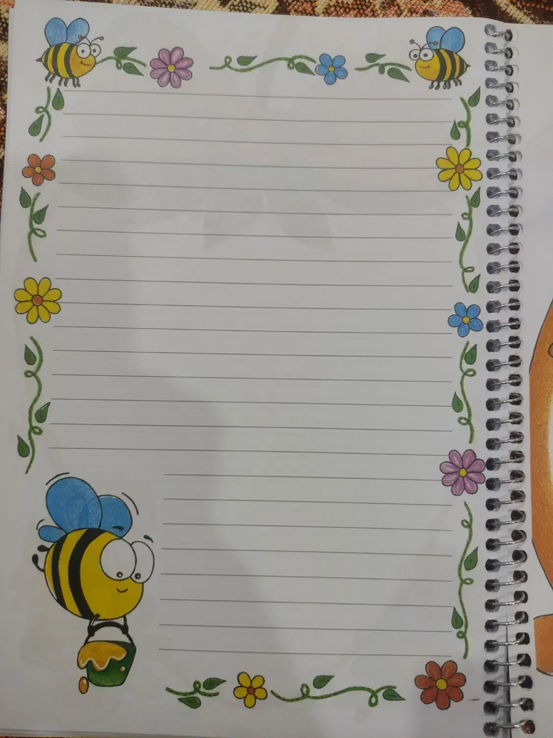 دفتر مشق و دفتر دیکته فانتزی رنگی رنگی|لوازم التحریر|سبزوار, گلشن|دیوار