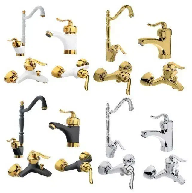 فروش ویژه ست شیرآلات اهرمی قاجاری|مصالح و تجهیزات ساختمان|دزفول, |دیوار