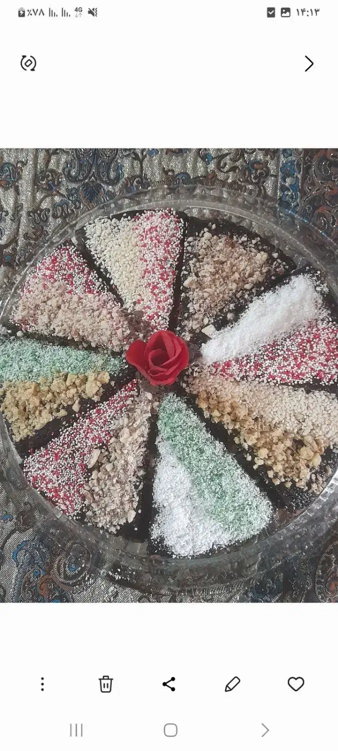 کیک خانگی|ظروف سرو و پذیرایی|بروجرد, |دیوار