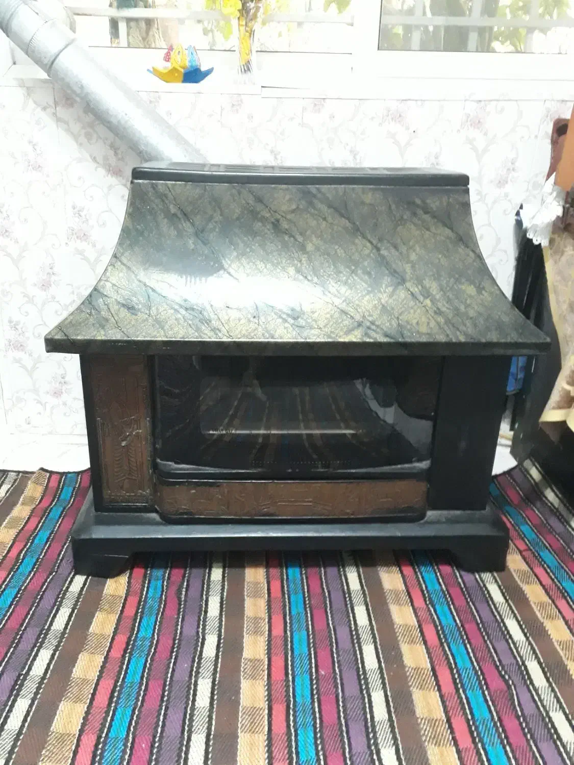 بخاری طرح شومینه سالم سالم۱۲۰۰۰|بخاری، هیتر، شومینه|رشت, معلولین|دیوار