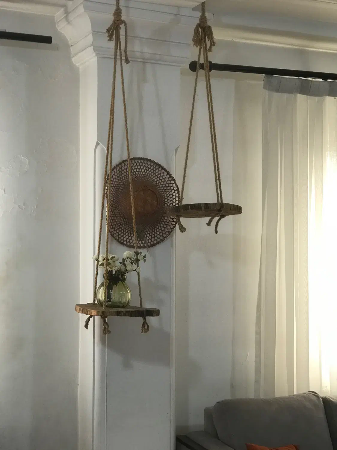 شلف اویز چوبی|کتابخانه، شلف، قفسههای دیواری|لاهیجان, کوی خزر|دیوار