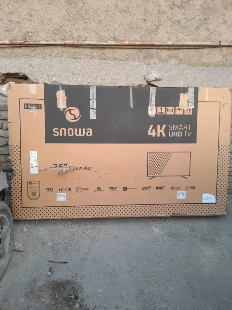 تلوزیون ۷۵اینچ اسنوا پنل شکسته|تلویزیون و پروژکتور|تهران, سلسبیل شمالی|دیوار