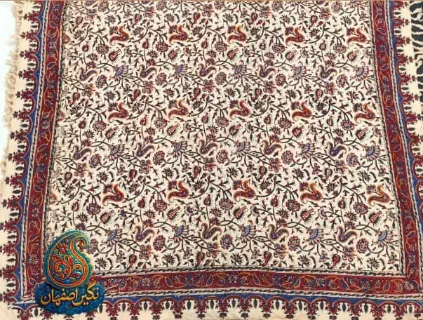 سفره قلمکار|پرده، رانر، رومیزی|برخوار, |دیوار