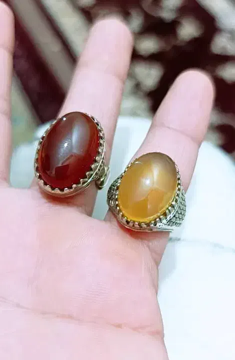 انگشتر نقره عقیق یمنی|جواهرات|اهواز, کمپلو جنوبی|دیوار