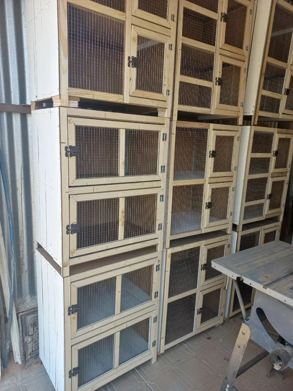 جفت کن گنجه قفس چوبی|لوازم جانبی حیوانات|مشکیندشت, |دیوار