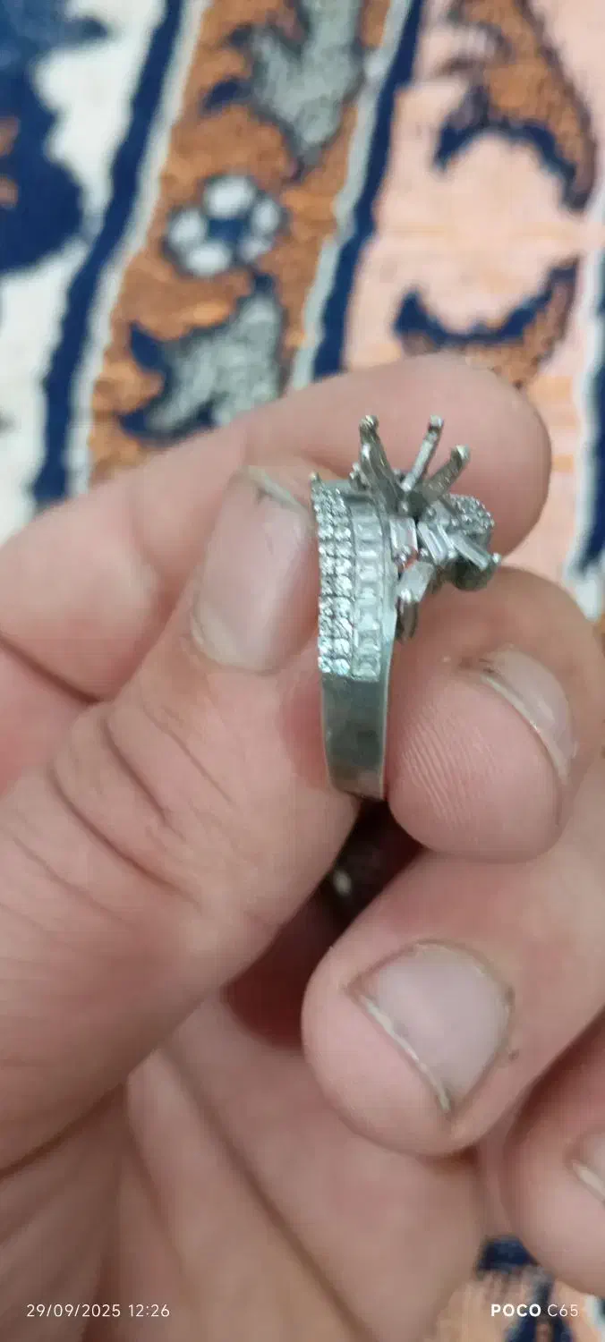 انگشتر زنانه نقره اصل|جواهرات|بهارستان, |دیوار