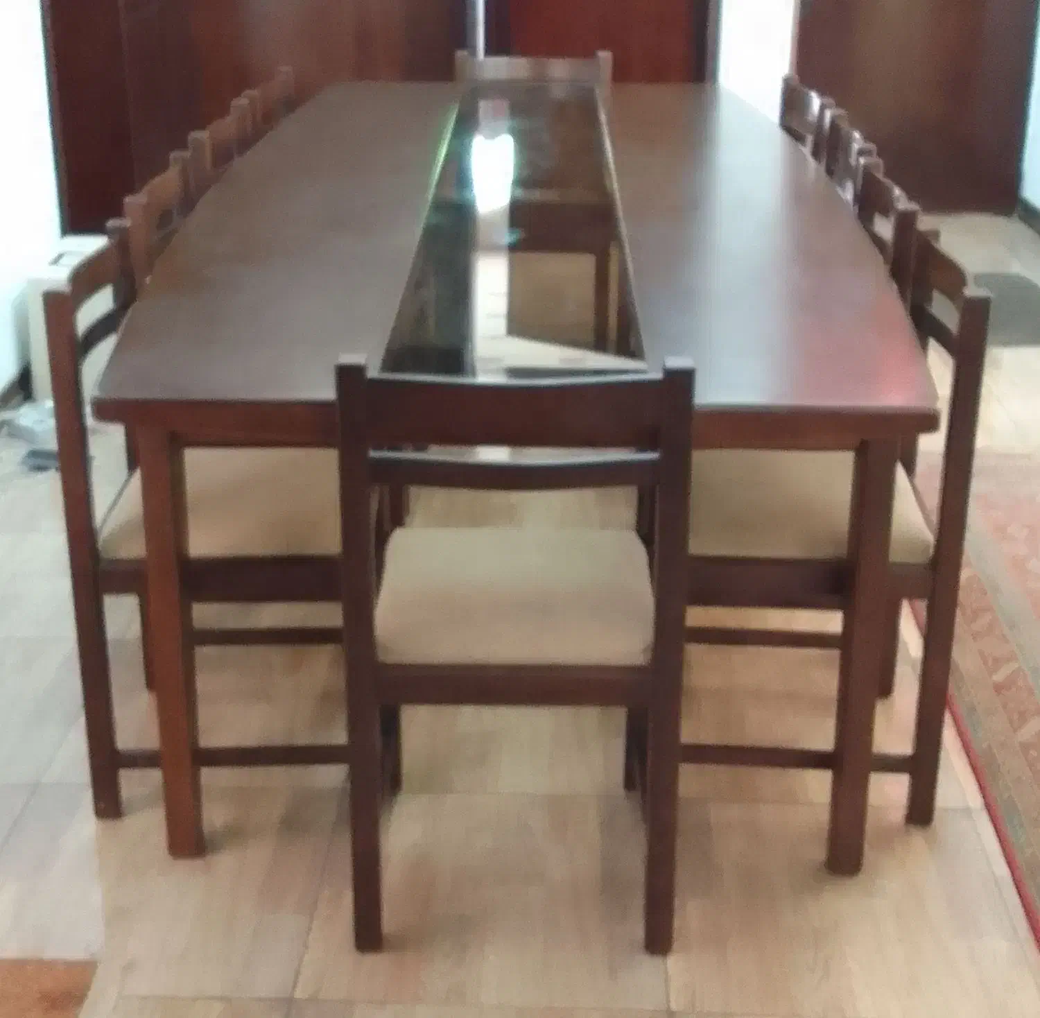 میز نهارخوری ۱۰نفره چوب|میز و صندلی غذاخوری|تهران, امامت|دیوار