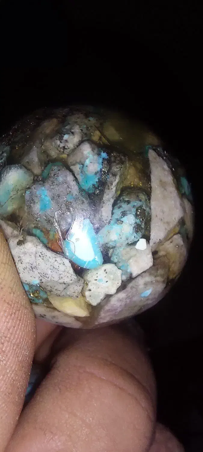 گوی فیروزه بسیار زیبا|کلکسیون اشیاء عتیقه|ری, دولتآباد|دیوار