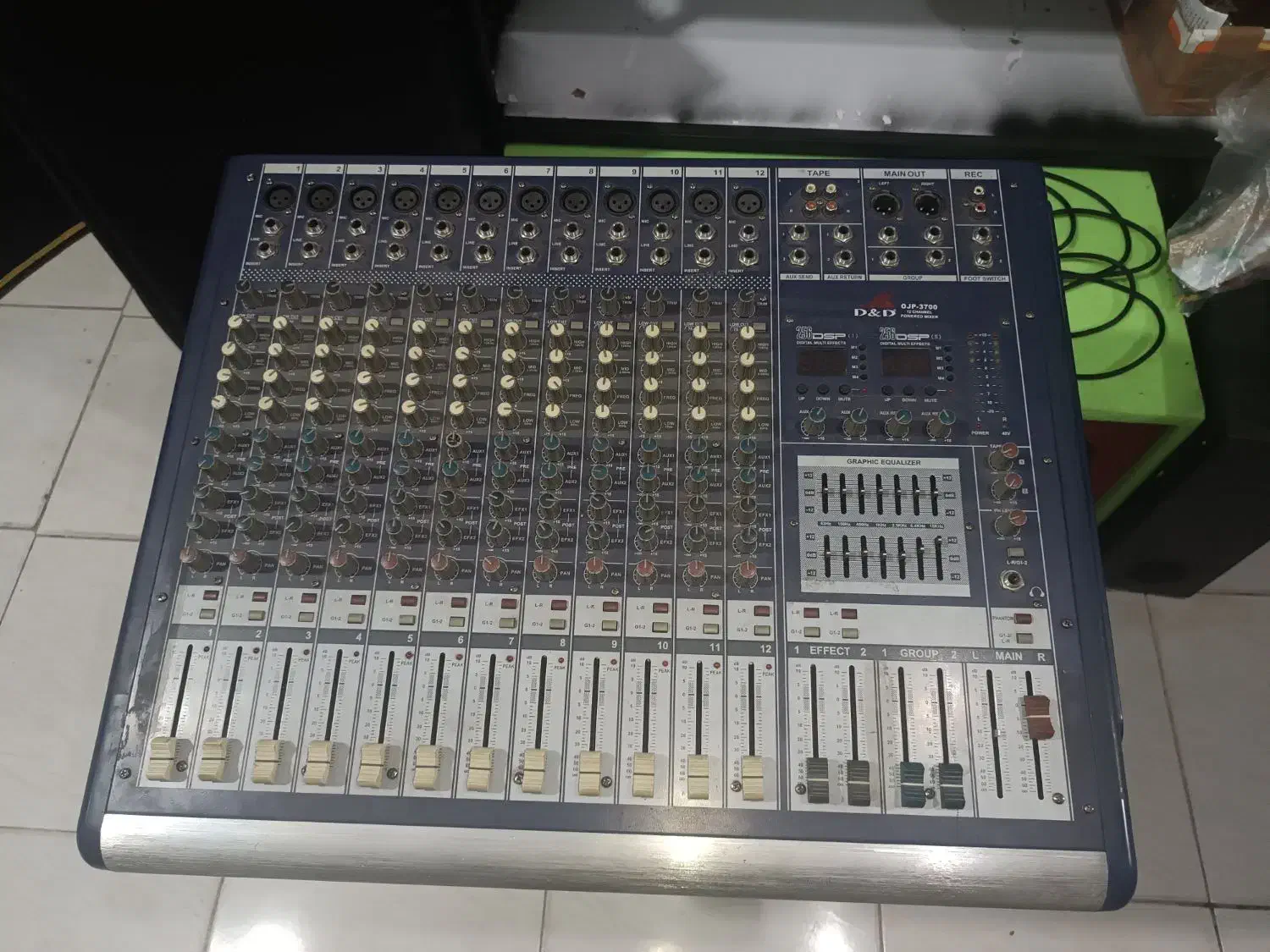 پاور میکسر D&D|سیستم صوتی خانگی|برخوار, |دیوار