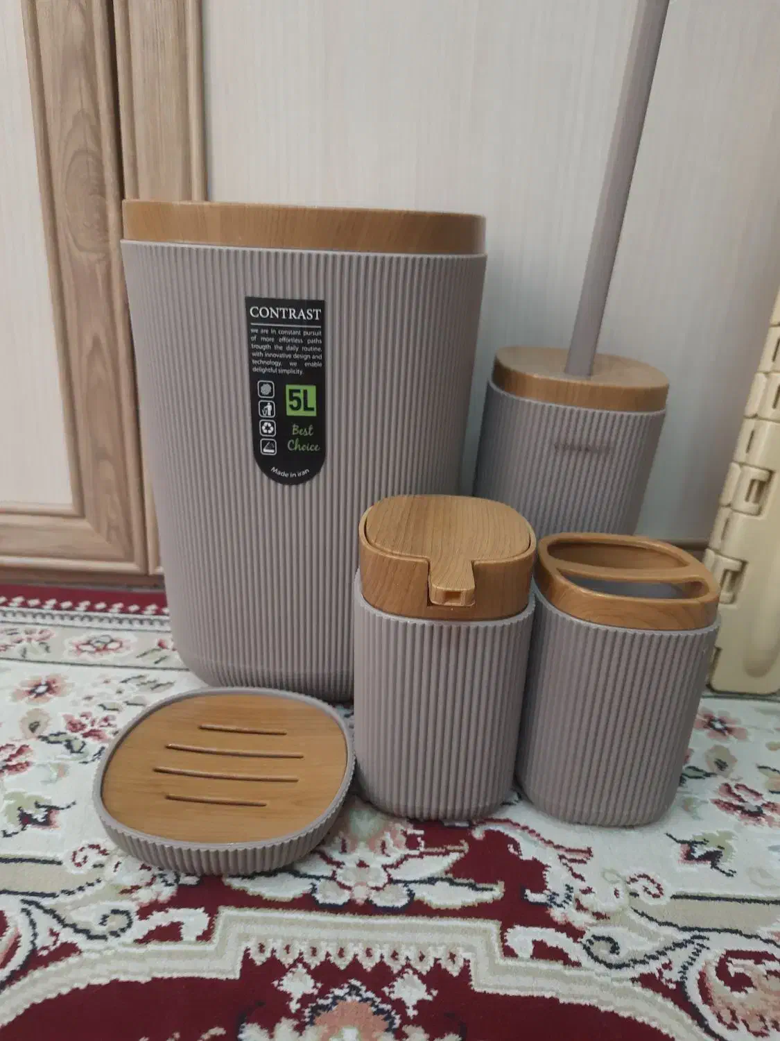 ست سرویس بهداشتی کنتراست|لوازم سرویس بهداشتی|تهران, جلیلی|دیوار