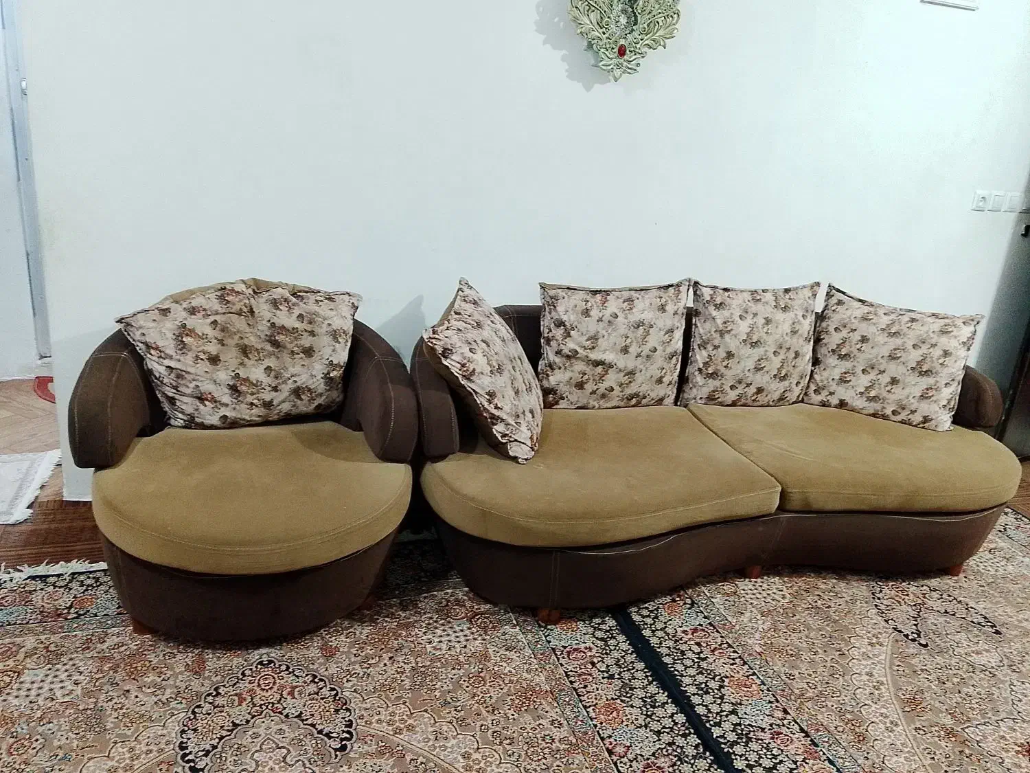 فروش مبل هفت نفره|مبلمان خانگی و میز عسلی|ضیابر, |دیوار