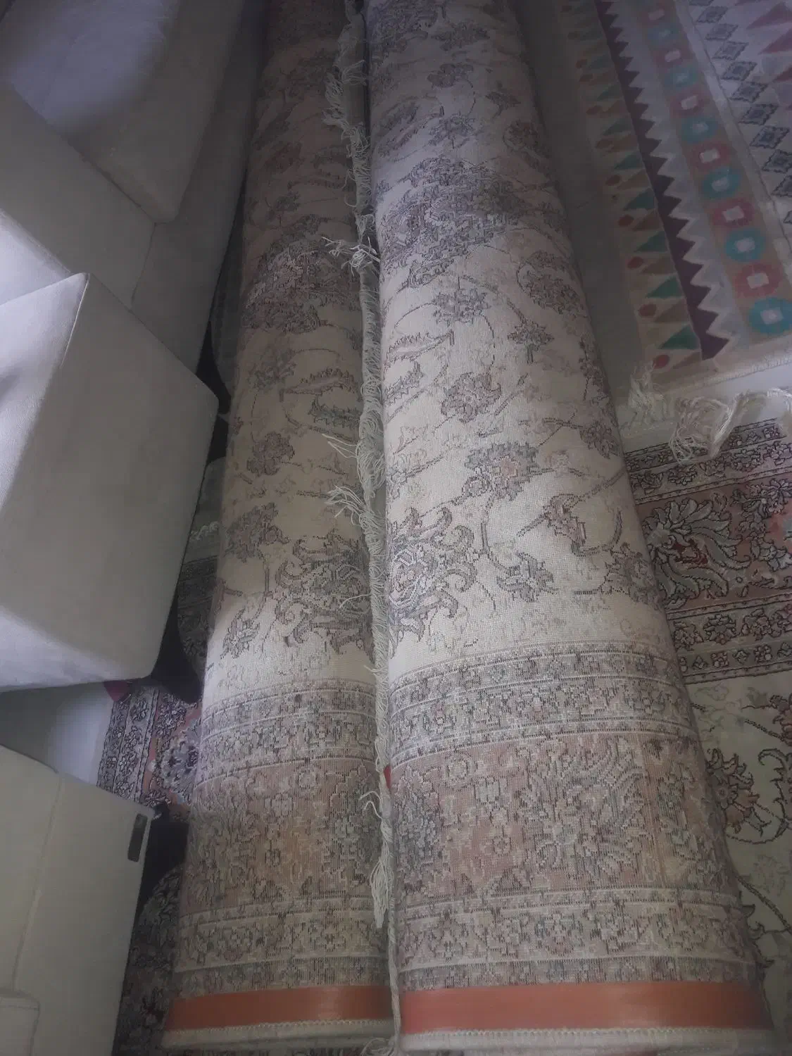 دوعدد فرش شونهر ۷۰۰ شانه دستبافت گونه|فرش|رشت, کوی حسینی|دیوار