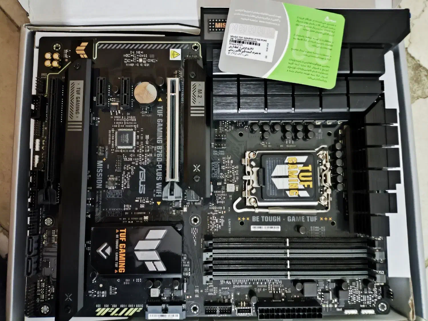 مادربرد ایسوس TUF Gaming B760-PLUS WIFI DDR5|قطعات و لوازم جانبی رایانه|نوشهر, |دیوار