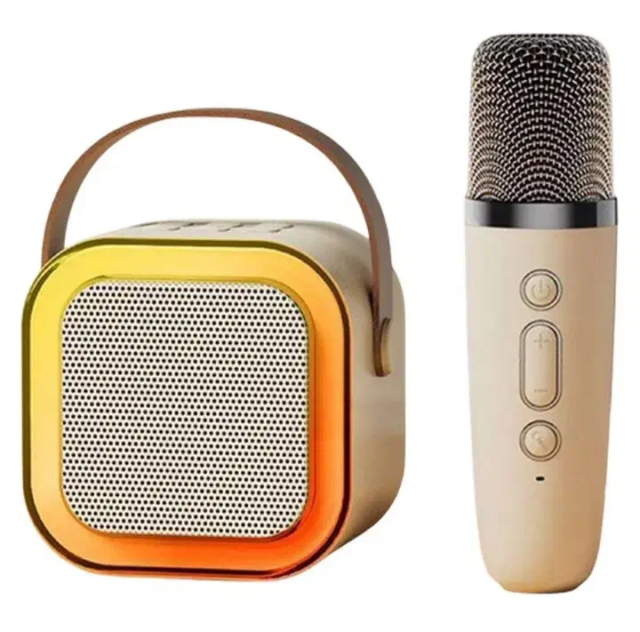 اسپیکر بلوتوثی همراه با میکروفن قابل حمل|سیستم صوتی خانگی|خمینی‌شهر, |دیوار