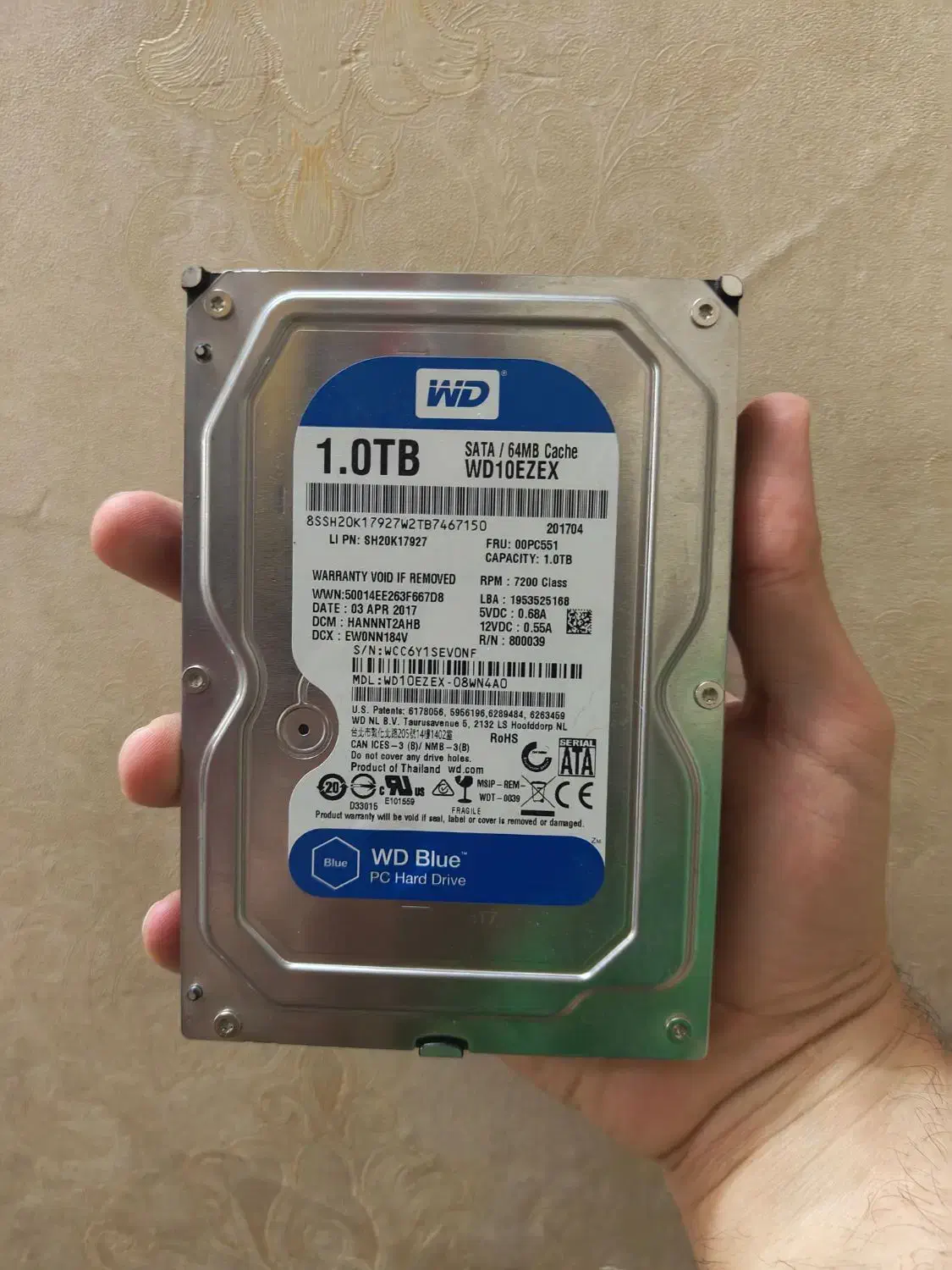 هارد وسترن آبی hard wd blue|قطعات و لوازم جانبی رایانه|باقرشهر, |دیوار