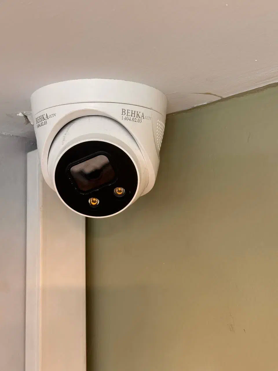 دوربین مداربسته پ ل ا ک خ و ا ن دید در شب رنگی|دوربین مداربسته|چالوس, |دیوار