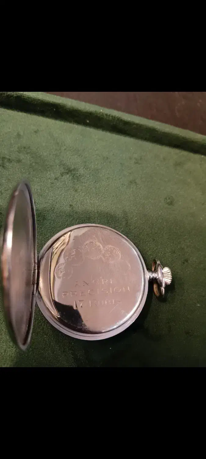 ساعت جیبی سوئیسی خطوط آهن|کلکسیون اشیاء عتیقه|تهران, ایوانک|دیوار