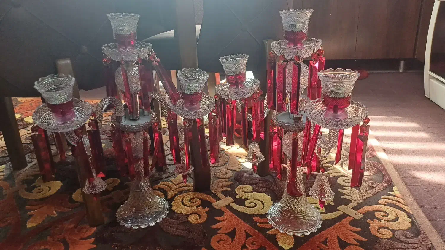 جفت شمعدان باکارات|صنایع دستی و سایر لوازم تزئینی|کرمان, |دیوار
