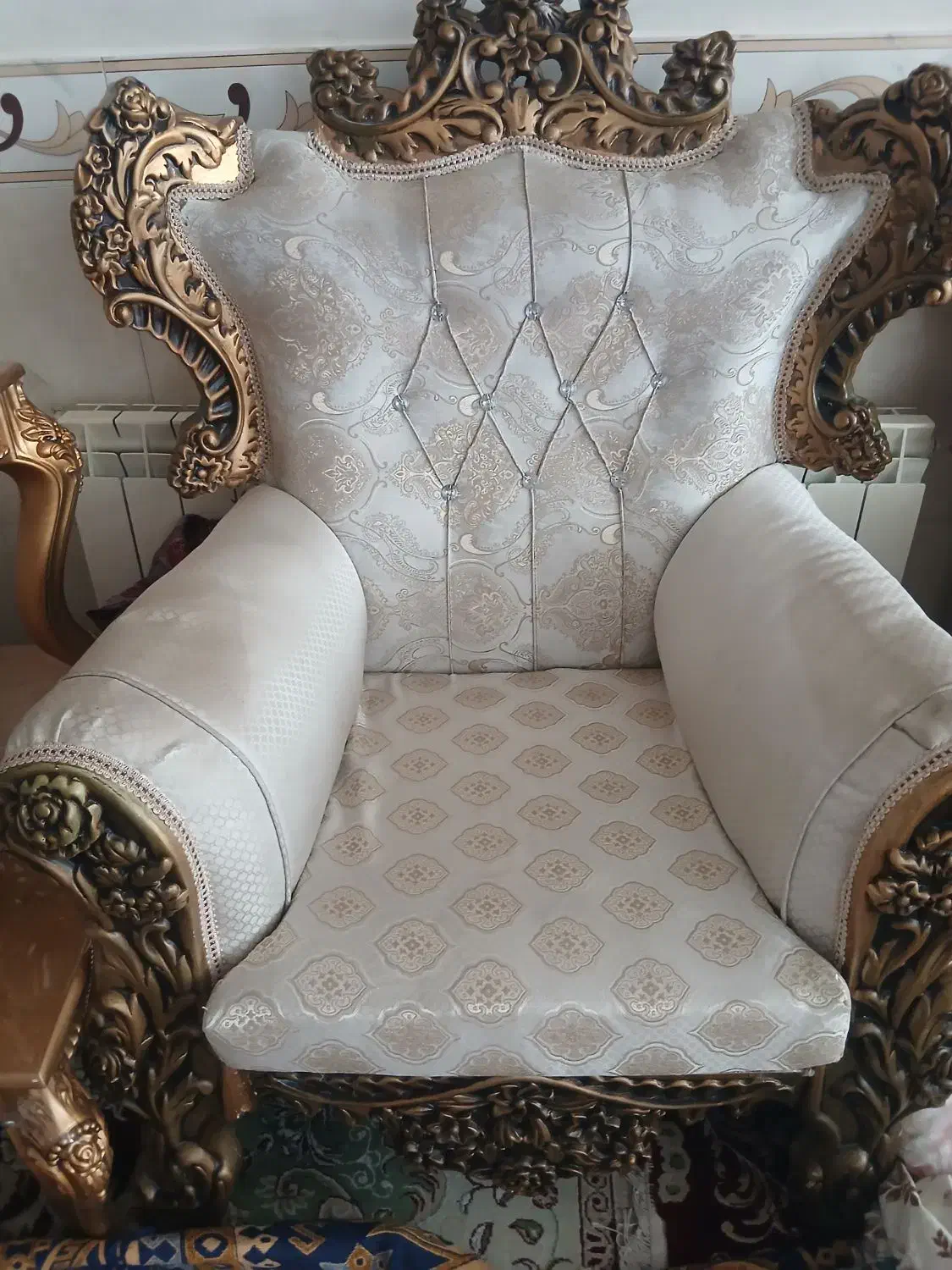 مبل سلطنتی|مبلمان خانگی و میز عسلی|زنجان, |دیوار