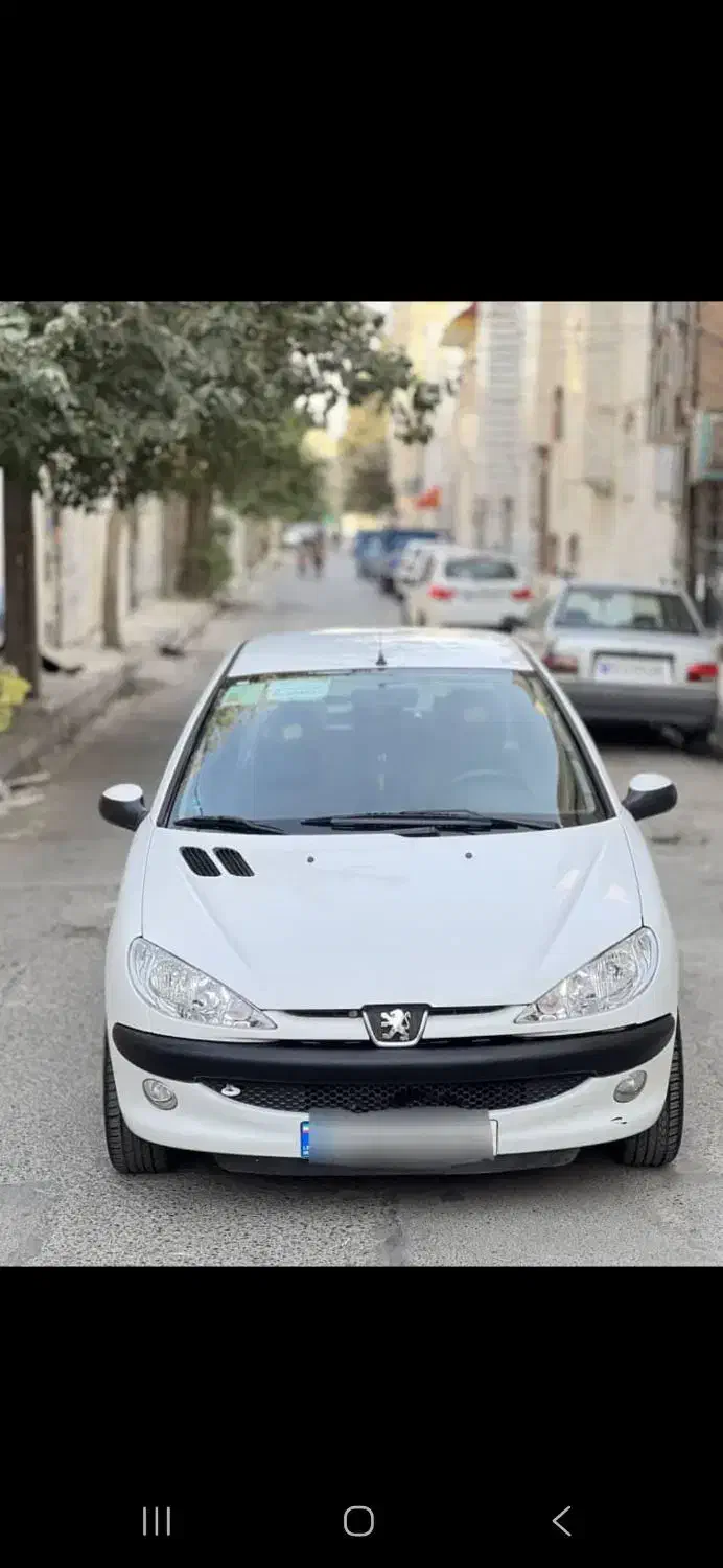 206 تیپ 2 مدل 1401 سفید|خودرو سواری و وانت|تهران, جنت‌آباد شمالی|دیوار