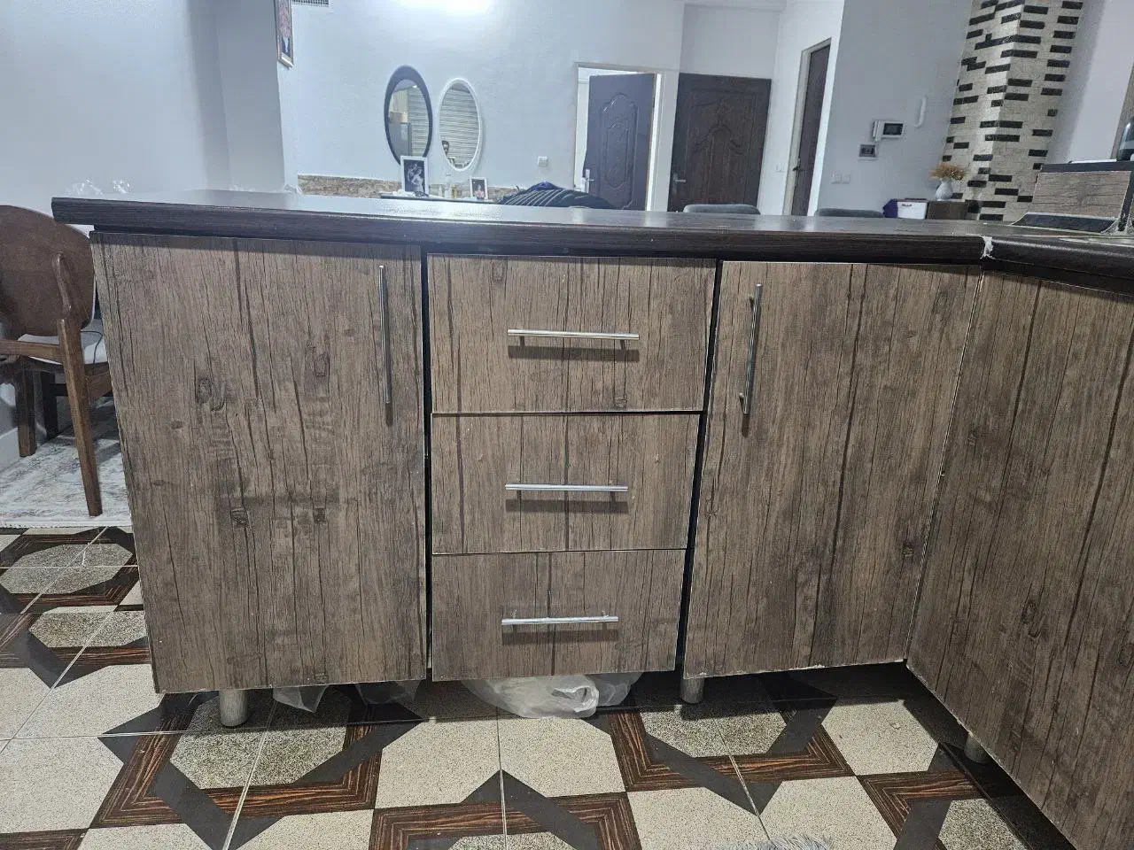 کابینت دست دوم|آب‌چکان و نظم‌دهنده ظروف|اسلام‌شهر, شهرک احمدیه|دیوار