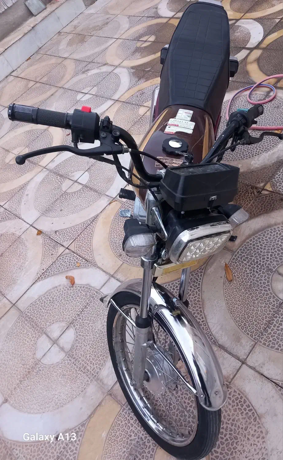 موتور هندا خشک خشک|موتورسیکلت|قروه, |دیوار