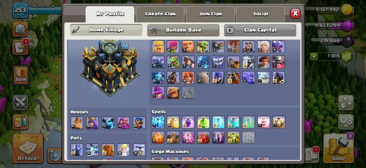 اکانت بازی کلش تاون 17|کنسول، بازی ویدئویی و آنلاین|ری, علایین|دیوار