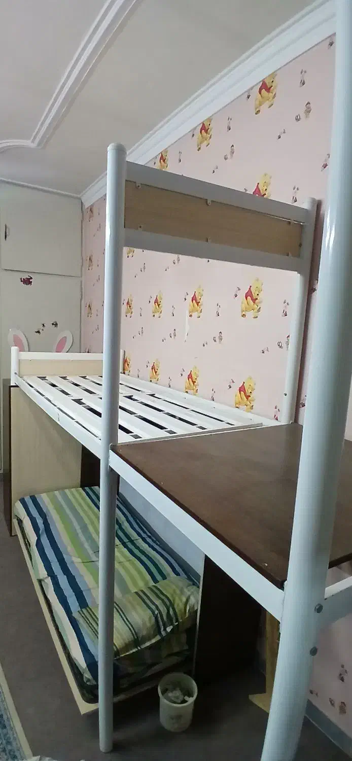 تخت خواب دو طبقه با کمد|تخت و سرویس خواب|یزد, |دیوار