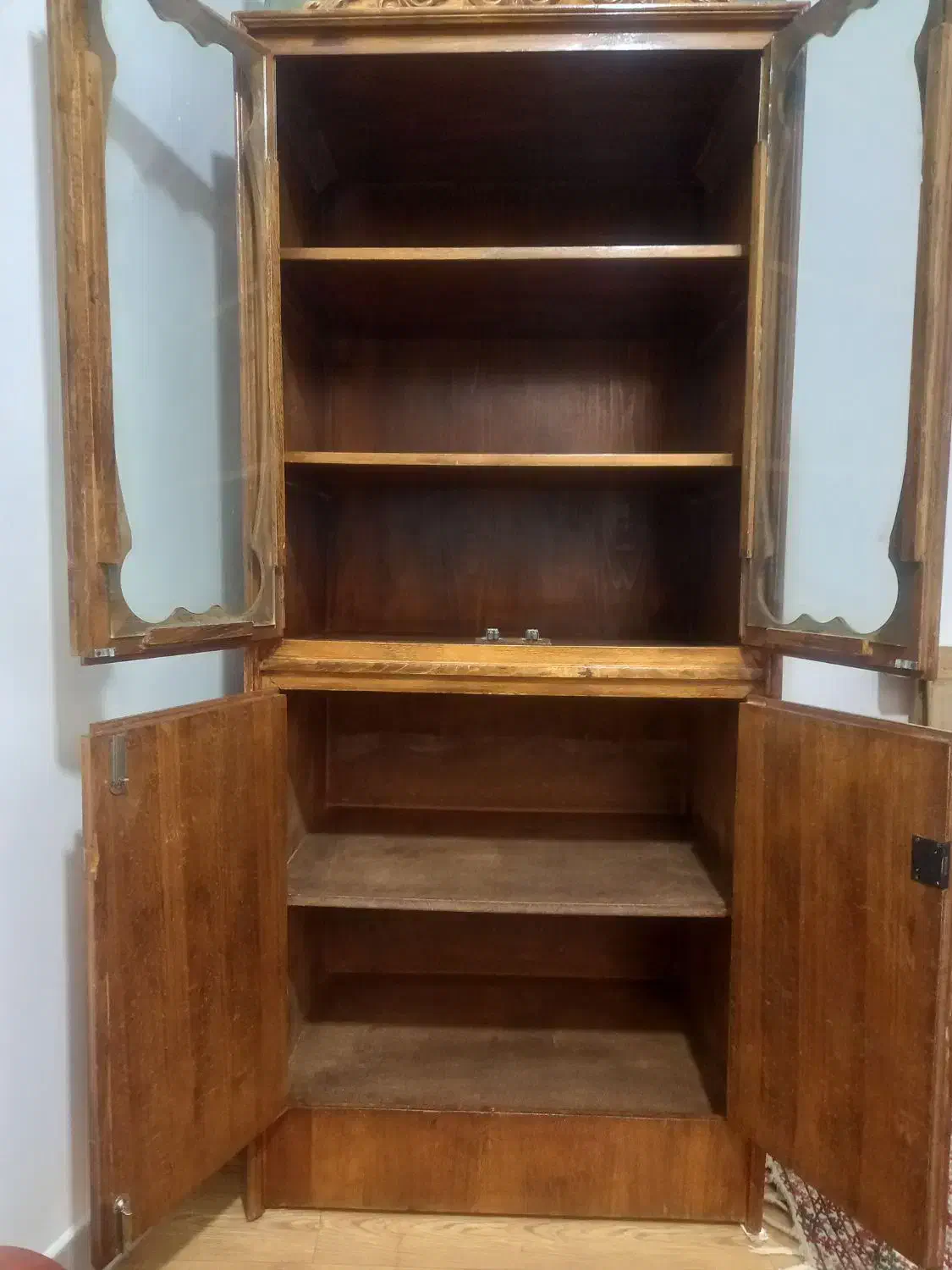 بوفه تمام چوب|بوفه، ویترین، کنسول|شاهرود, |دیوار