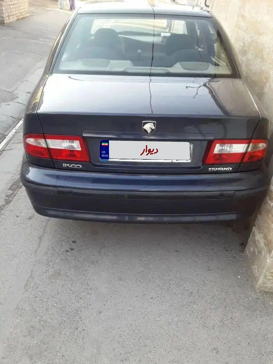 سمند ۹۷ EF7  رنگ آبی متالیک با رینگ صلیبی|خودرو سواری و وانت|رباط‌کریم, انجم آباد|دیوار