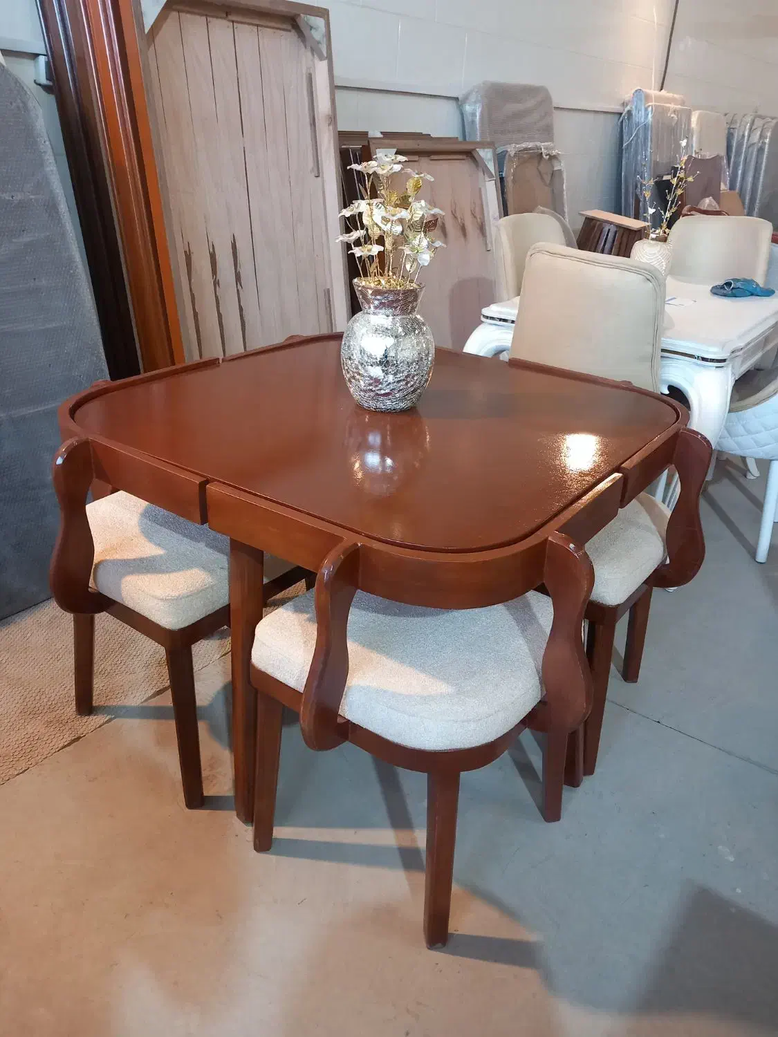 میز نهار خوری ۴نفری کمجا کد ۹۸۸۷۶۵ تولیدی میلاد|میز و صندلی غذاخوری|تبریز, |دیوار