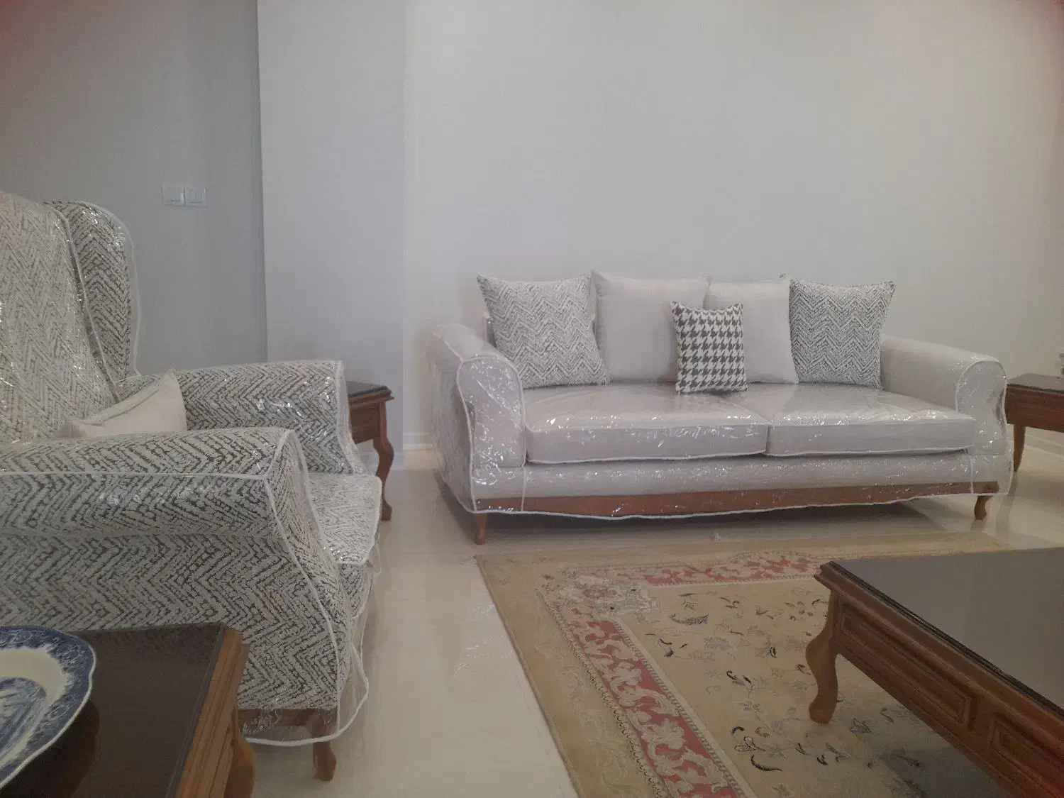 کاور مبل ژلاتینی و پارچه ای کریمی با مجوز اتحادیه|خدمات پیشه و مهارت|گرگان, |دیوار