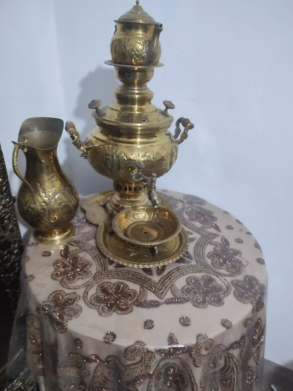 سماور برنجی|سماور، چای‌ساز، قهوه‌ساز|قزوین, |دیوار