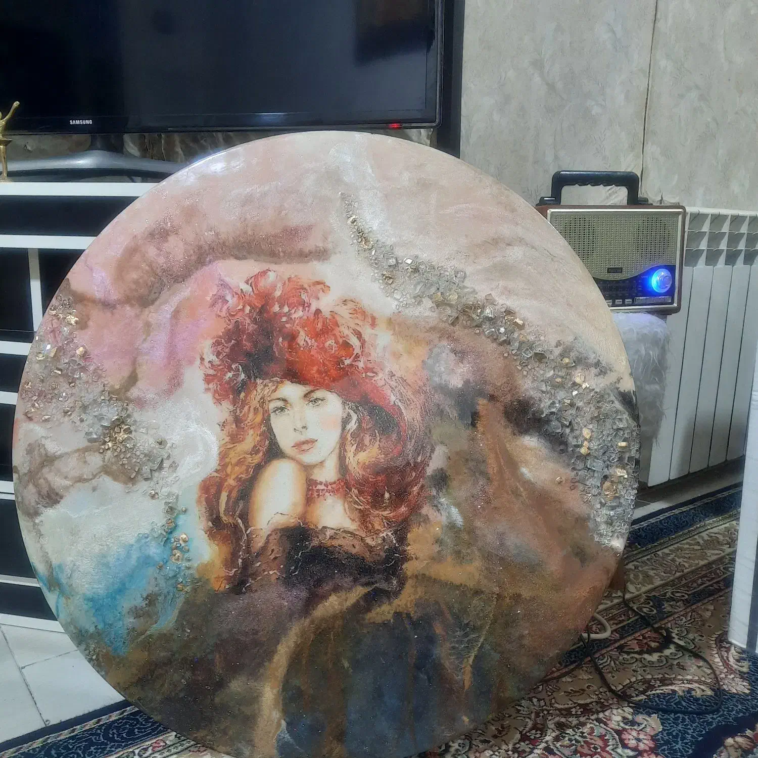 تابلو رزینی زیبا|تابلو، نقاشی، عکس|محمدیه-قزوین, |دیوار