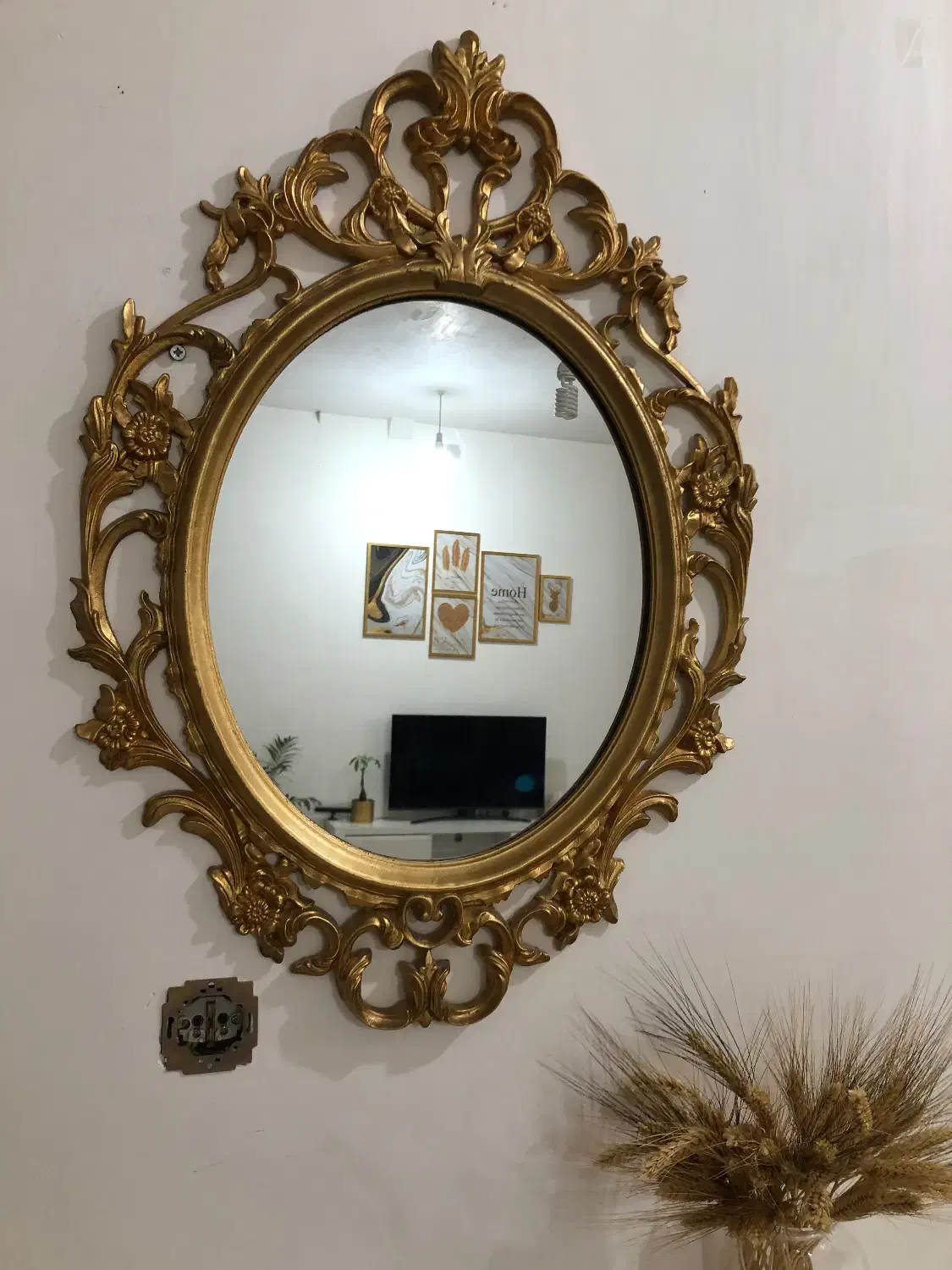 آیینه|آینه|دوگنبدان, |دیوار