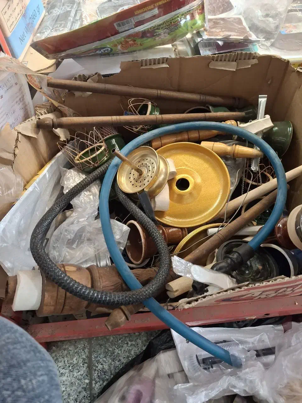 قلیون با چوب گردو|کلکسیون و سرگرمی|بروجرد, |دیوار