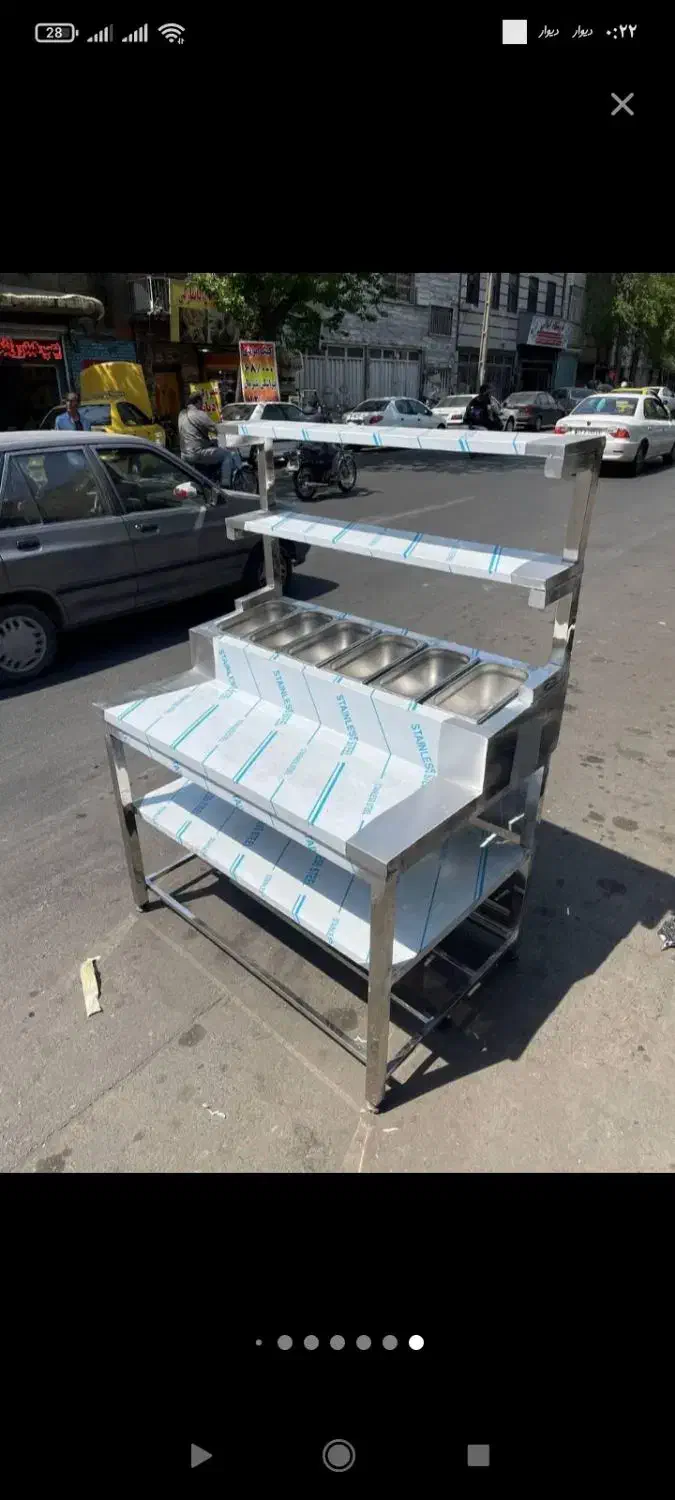 میزکار طرح تاپینگ بنماری خور کد۵۵۱|کافی‌شاپ و رستوران|تهران, نیاوران|دیوار